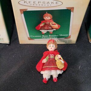 Share Hallmark Miniature Ornament 2004 Classic Red Riding Hood Madame Alexander